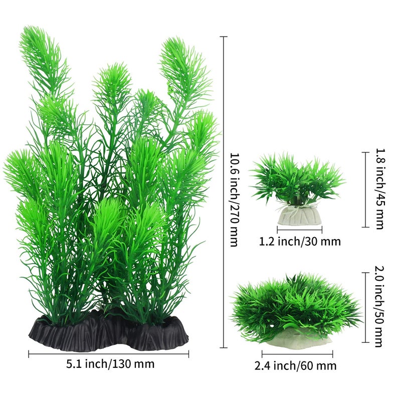MyLifeUNIT Aquarium Plants, Artificial Aquarium Decorations for Fish Tank Decor, Pack of 4 - Image 5